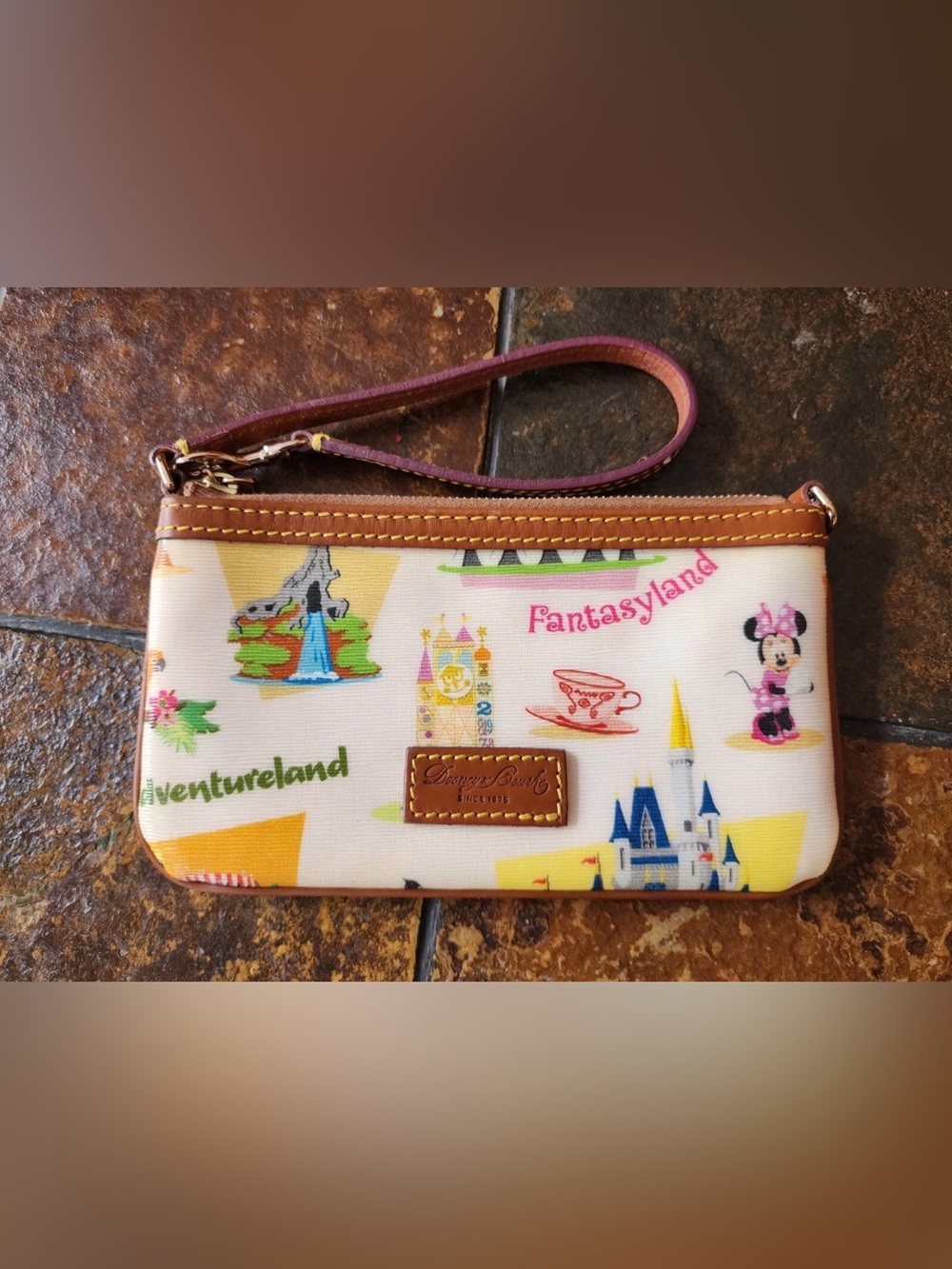 Dooney & Bourke Disney Parks Retro Large Slim Wristlet